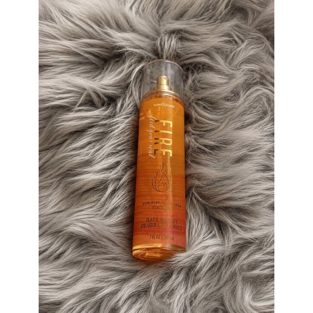ScentXscent FIRE Hair & Body Fragrance Mist – Sun-Kissed Orange Coconut Scent